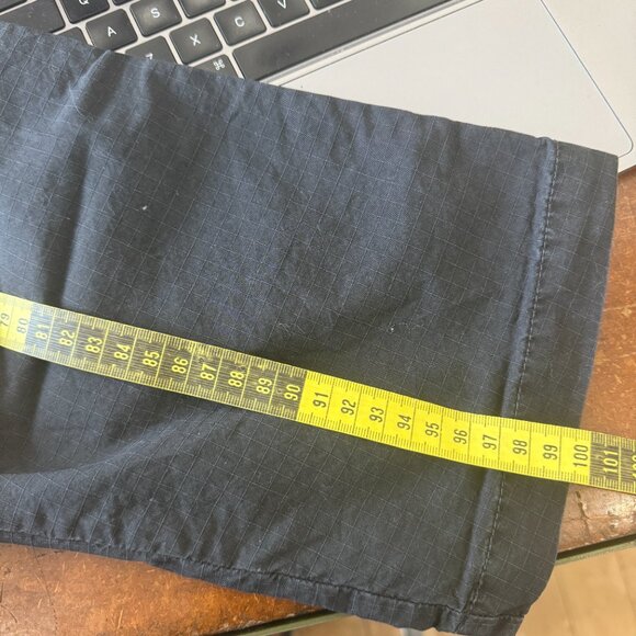 NWT James Perse Ripstop cargo pants charcoal black Size 2 - Picture 9 of 9